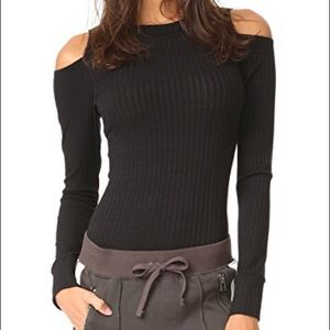 LNA cutout shoulder bodysuit